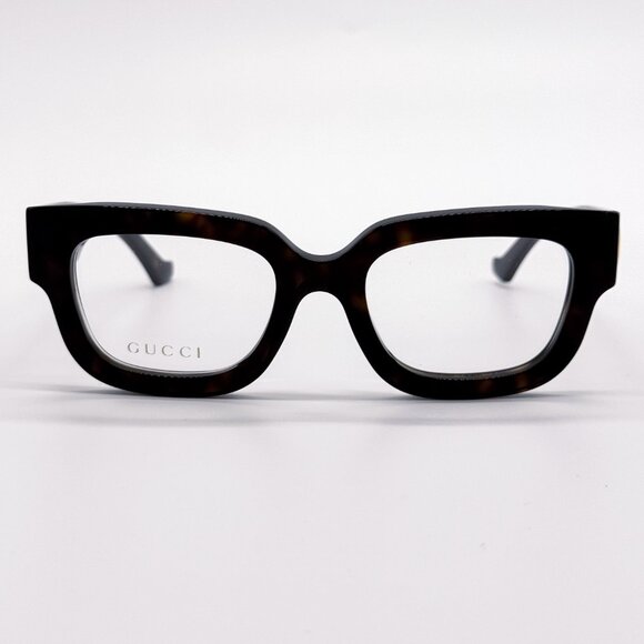 NEW GUCCI GG1548O 005 DARK HAVANA WOMEN EYEGLASSES GUCCI - Picture 4 of 12